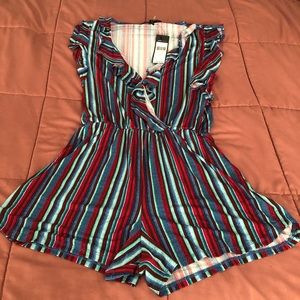 Striped Brand New Romper!!